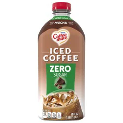 Coffee mate Mocha Flavored Iced Coffee, Zero Sugar, Non Dairy Coffee, Ready To Drink