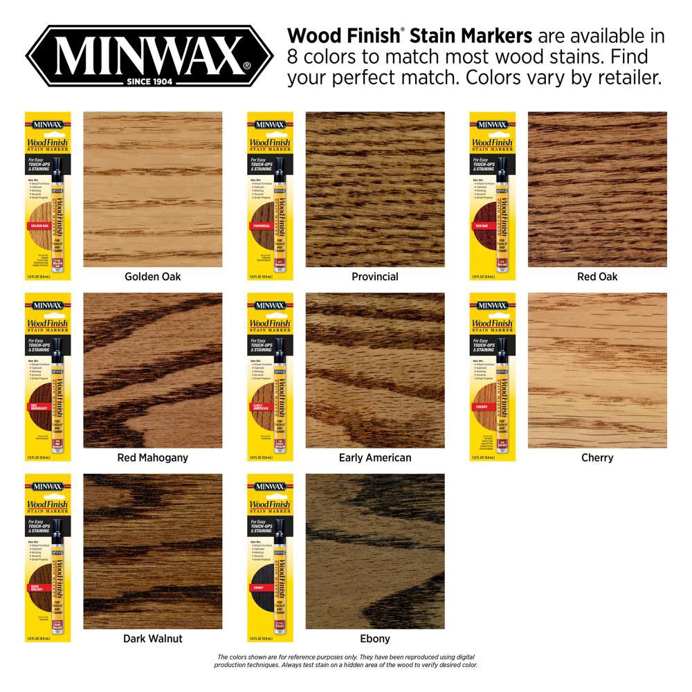 slide 3 of 5, Minwax Wood Finish Early American Stain Marker, 1 ct
