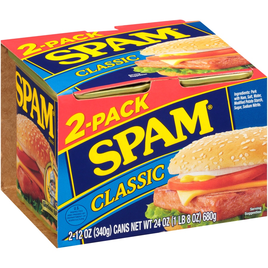 SPAM Classic, 12 oz (2 Pack Canned) 