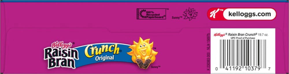 slide 5 of 6, Kellogg's Raisin Bran Crunch Breakfast Cereal Original, 19.69 oz