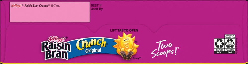 slide 3 of 6, Kellogg's Raisin Bran Crunch Breakfast Cereal Original, 19.69 oz