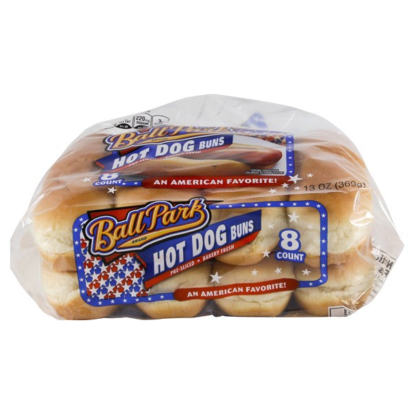 slide 5 of 17, Ball Park White Hot Dog Buns, 8 count, 14 oz, 8 ct