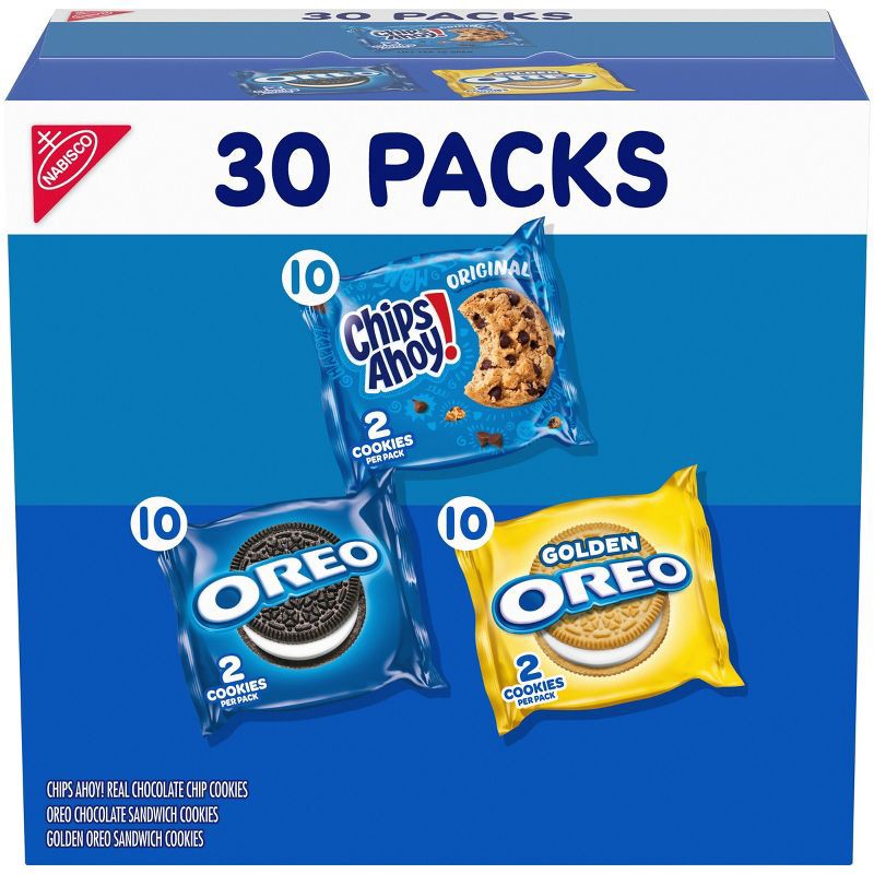 slide 1 of 18, NABISCO Sweet Treats Cookie Variety Pack - 23.3oz/30ct, 23.3 oz, 30 ct