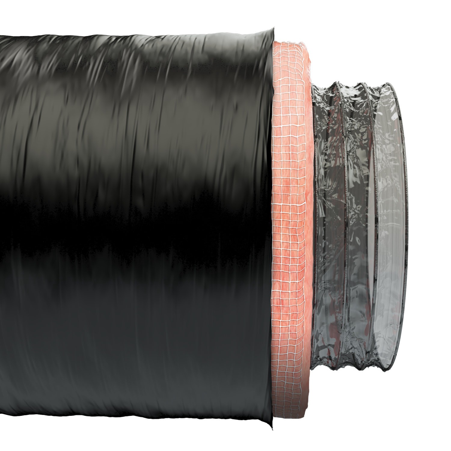 slide 5 of 6, IMPERIAL 12.0-in x 25.0-ft Polyester Insulated Flexible Duct 4.2 - R, 1 ct