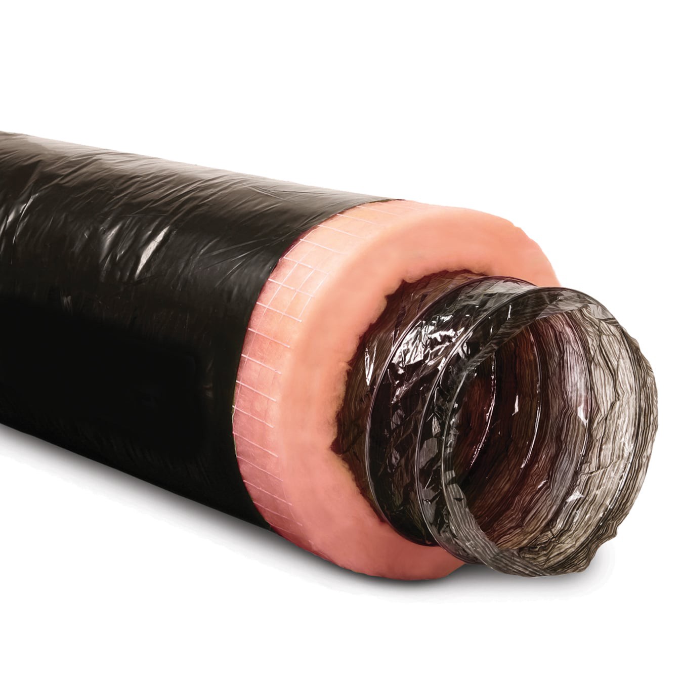 slide 6 of 6, IMPERIAL 12.0-in x 25.0-ft Polyester Insulated Flexible Duct 4.2 - R, 1 ct