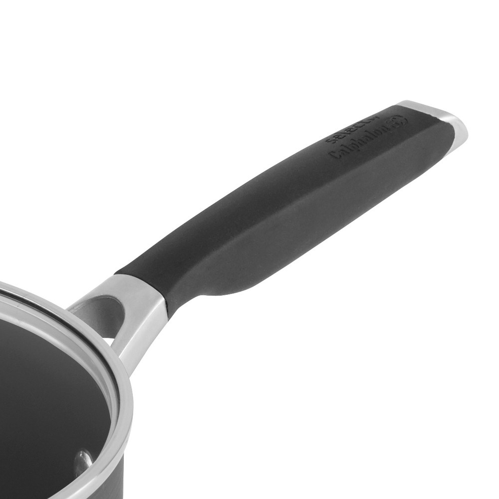 slide 3 of 5, Select by Calphalon 2.5qt Hard-Anodized Non-Stick Saucepan with Cover, 2.5 qt