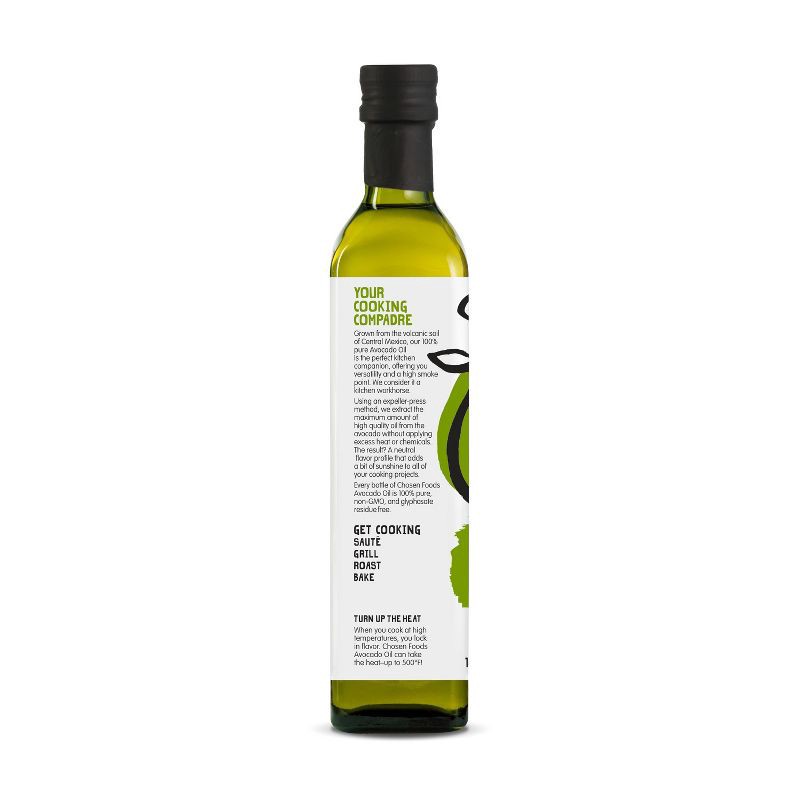 slide 4 of 6, Chosen Foods 100% Pure Avocado Oil - 16.9oz, 16.9 oz