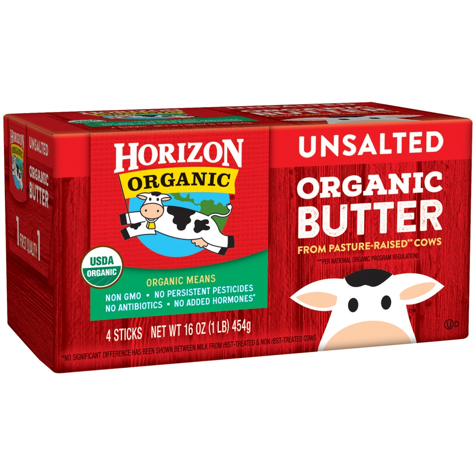 slide 6 of 8, Horizon Organic Unsalted Butter, 1 lb