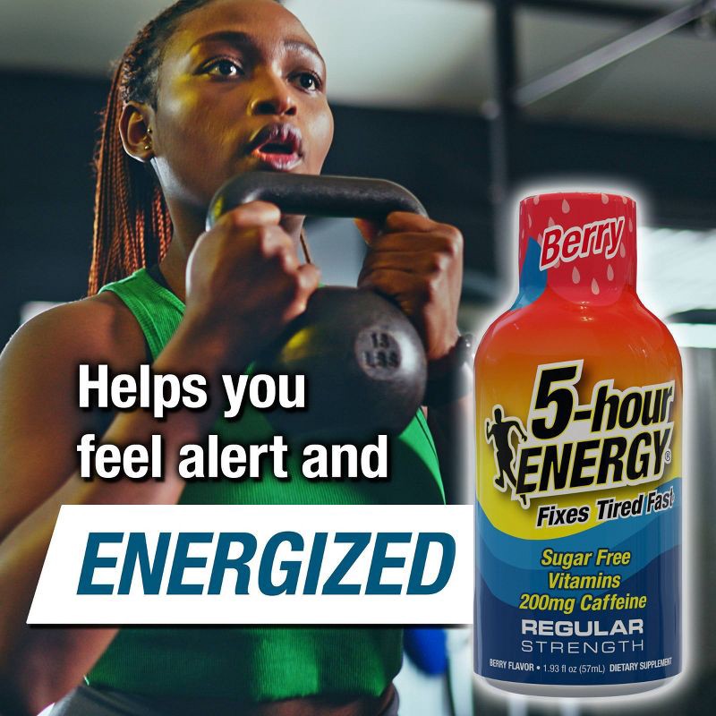 slide 4 of 9, 5 Hour Energy Shot Regular Strength - Berry - 1.93 fl oz/10pk, 1.93 fl oz, 10 ct