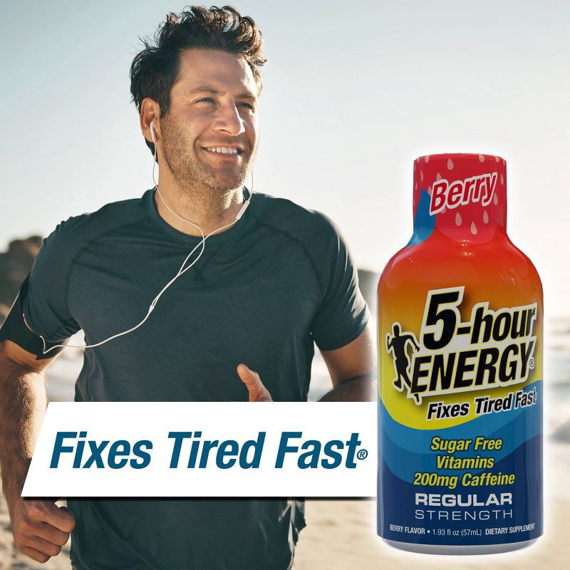 slide 5 of 9, 5 Hour Energy Shot Regular Strength - Berry - 1.93 fl oz/10pk, 1.93 fl oz, 10 ct