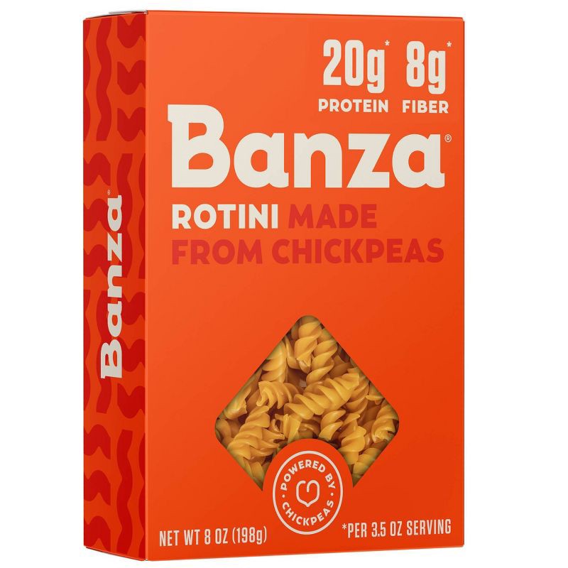 slide 1 of 7, Banza Gluten Free Chickpea Rotini - 8oz, 8 oz