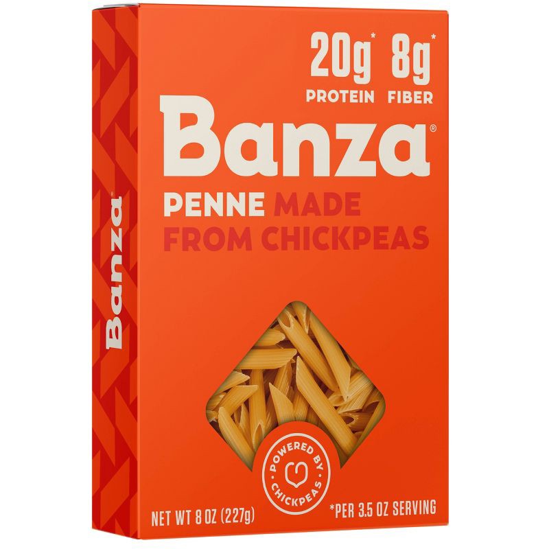 slide 1 of 7, Banza Gluten Free Chickpea Penne - 8oz, 8 oz