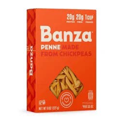 Banza Gluten Free Chickpea Penne - 8oz: Certified Vegan