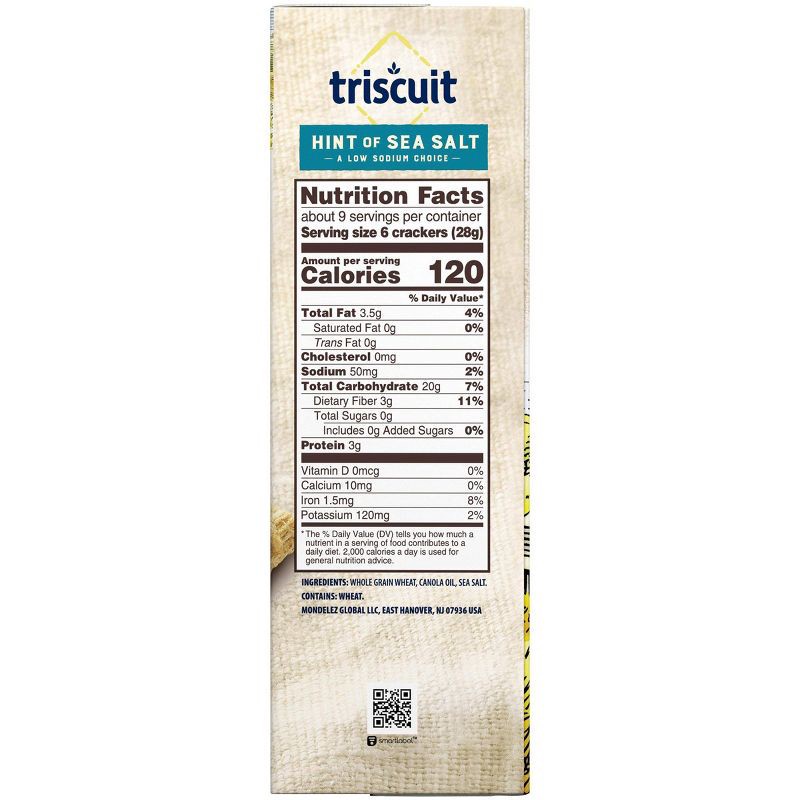 slide 19 of 19, Triscuit Top Hint Of Salt Grain Crackers - 8.5oz, 8.5 oz