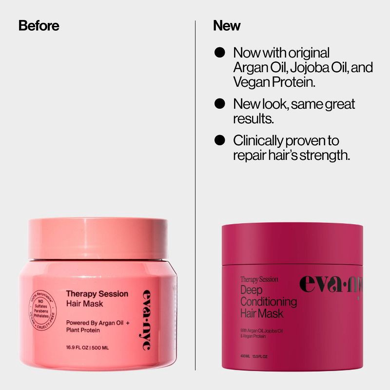slide 2 of 14, Eva NYC Therapy Session Deep Conditioning Hair Mask - 13.5 fl oz, 13.5 fl oz