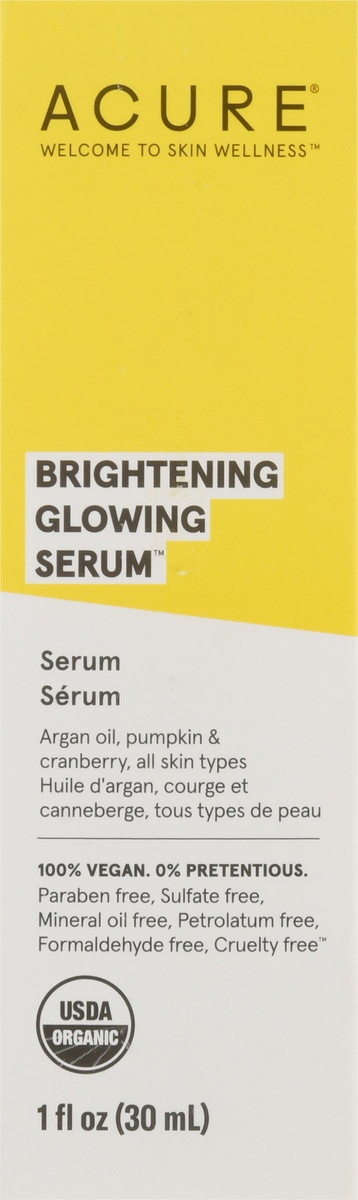 slide 8 of 10, Acure Brightening Glowing Serum, 1 fl oz