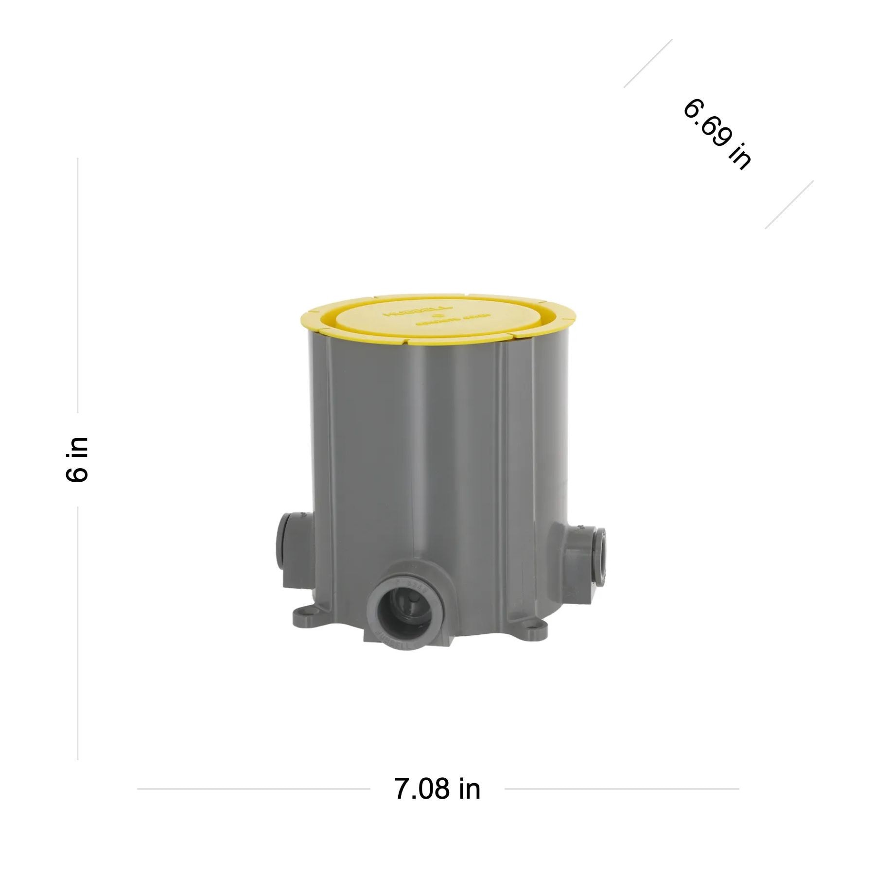 slide 2 of 5, Hubbell RACO Plastic New work Round Electrical Box, 1 ct
