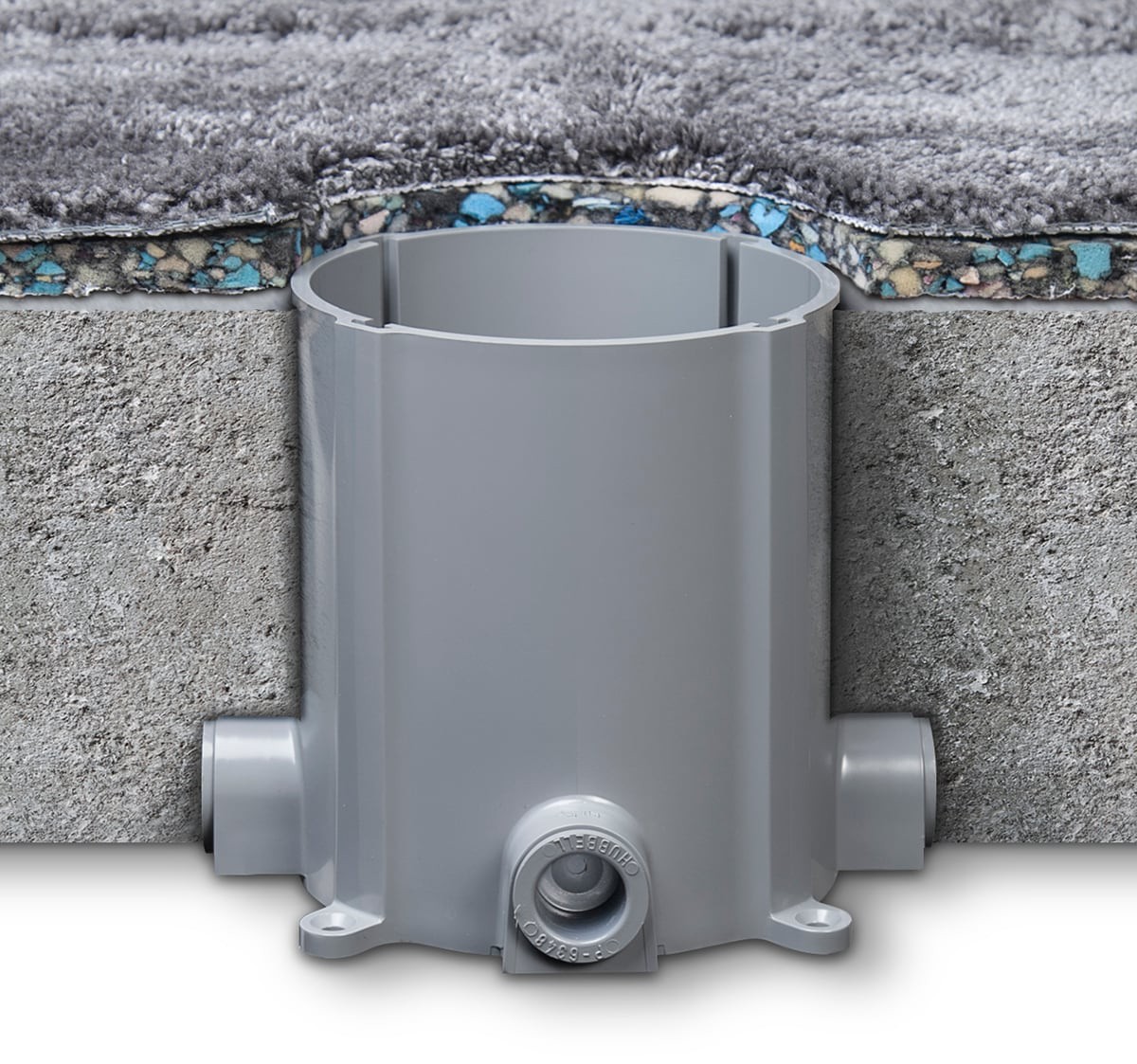 slide 4 of 5, Hubbell RACO Plastic New work Round Electrical Box, 1 ct