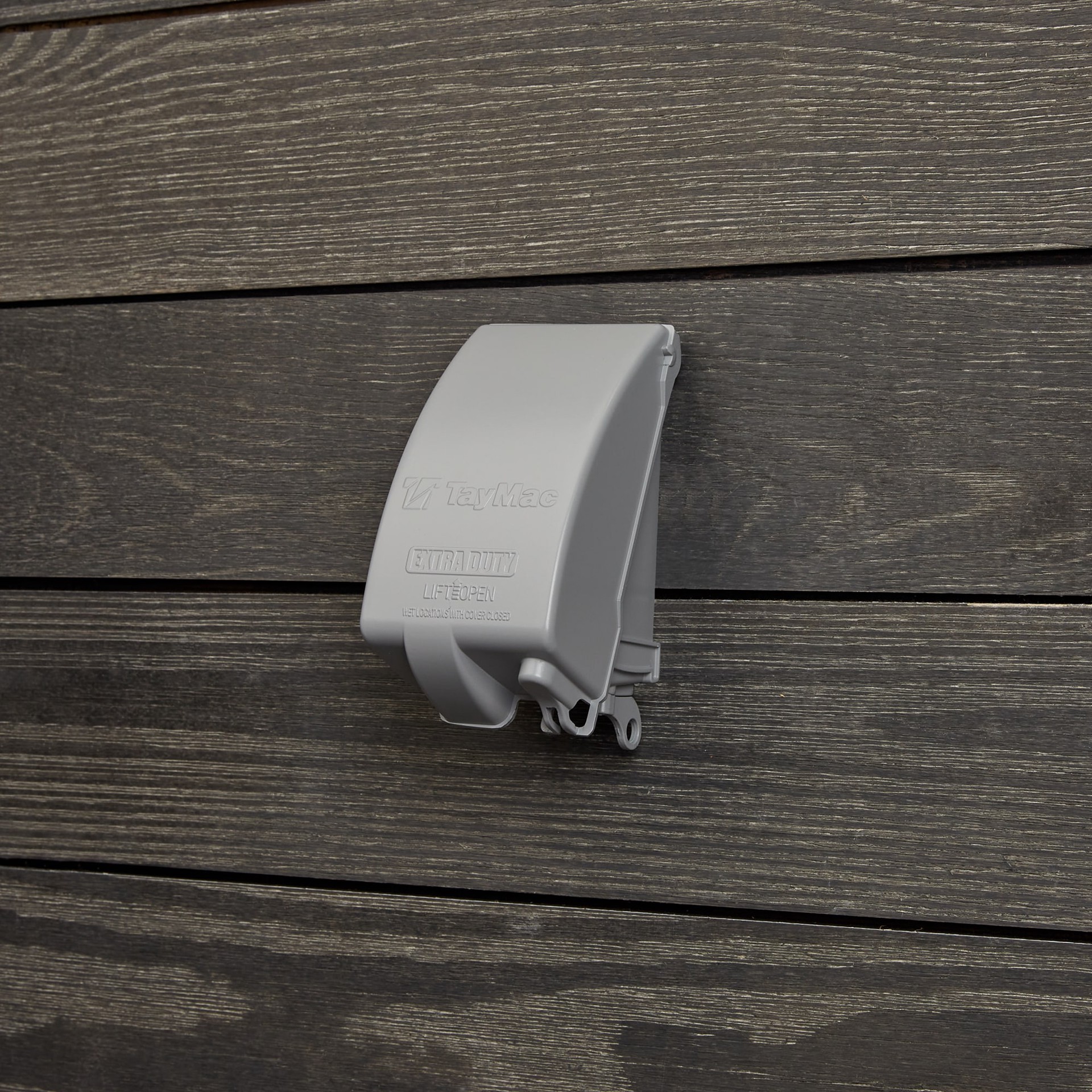 slide 3 of 6, Hubbell 1 -Gang Rectangle Gray Metal Weatherproof Electrical Box Cover, 1 ct