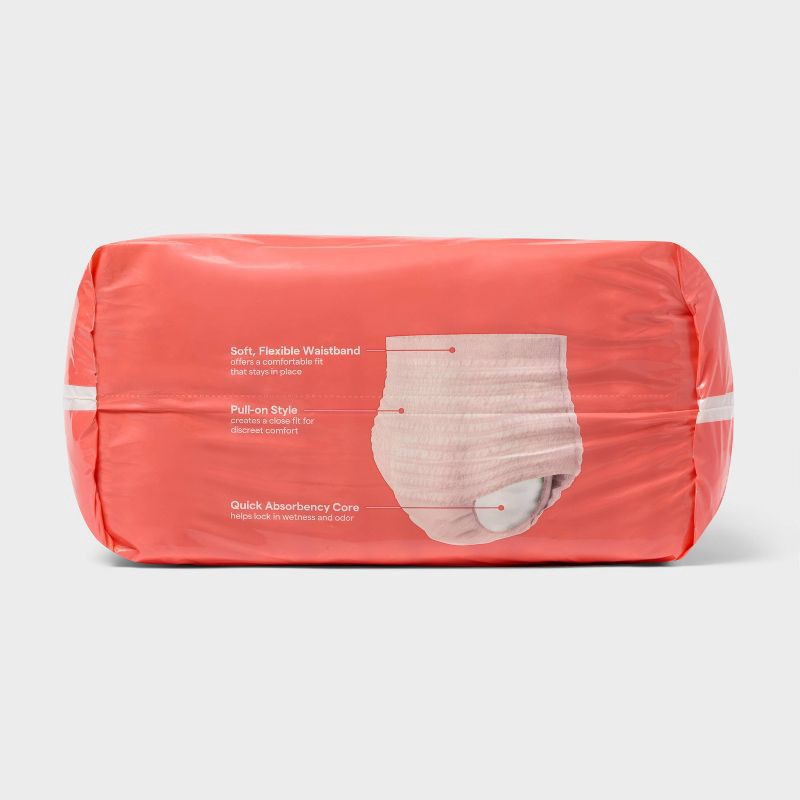 slide 3 of 3, Incontinence Underwear for Women - Unscented - Maximum Absorbency - L - 28ct - up&up™, 28 ct