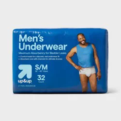 Incontinence Underwear for Men - S/M - 32ct - up&amp;up™