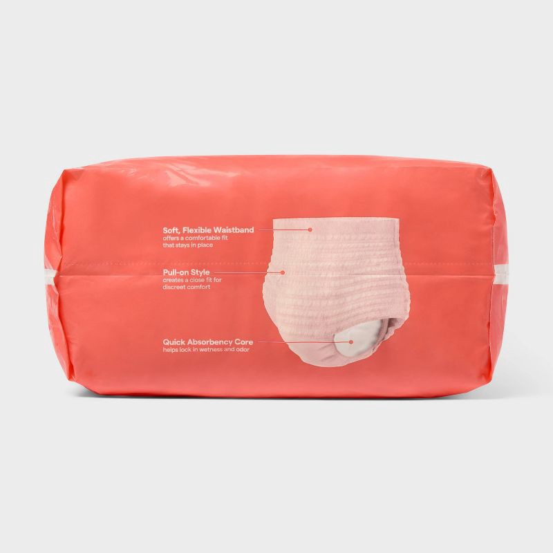 slide 3 of 3, Incontinence Underwear for Women - Unscented - Maximum Absorbency - XL - 26ct - up&up™, 26 ct