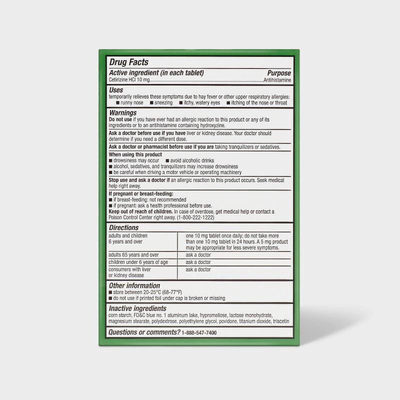 slide 3 of 4, Cetirizine Hydrochloride Allergy Relief Tablets - 300ct - up&up™, 300 ct