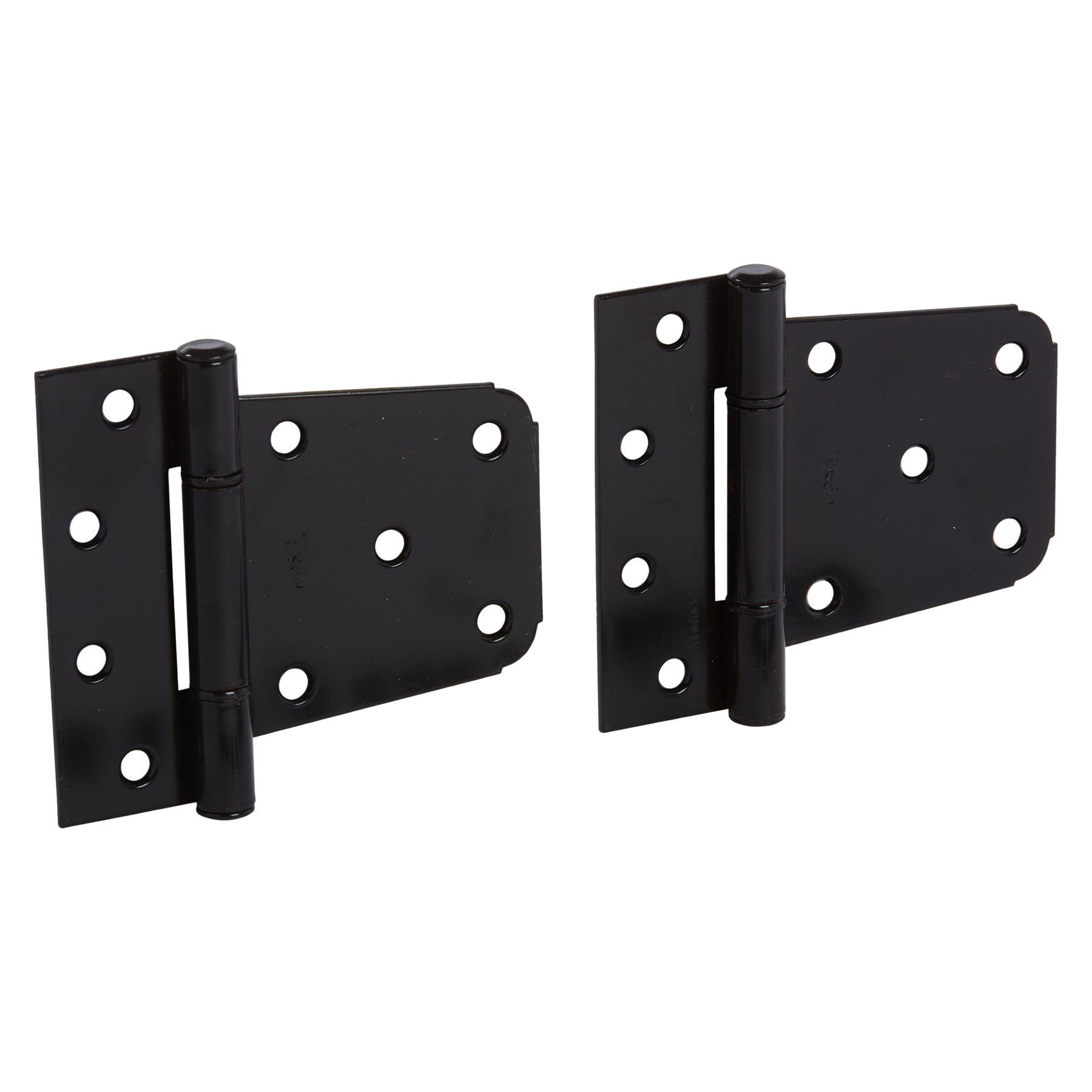 slide 4 of 6, National Hardware 2 -Pack 3-1/2-in Black Gate hinge, 1 ct