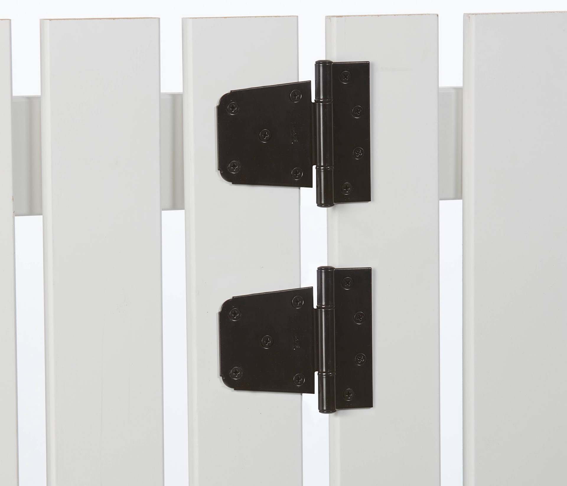 slide 5 of 6, National Hardware 2 -Pack 3-1/2-in Black Gate hinge, 1 ct