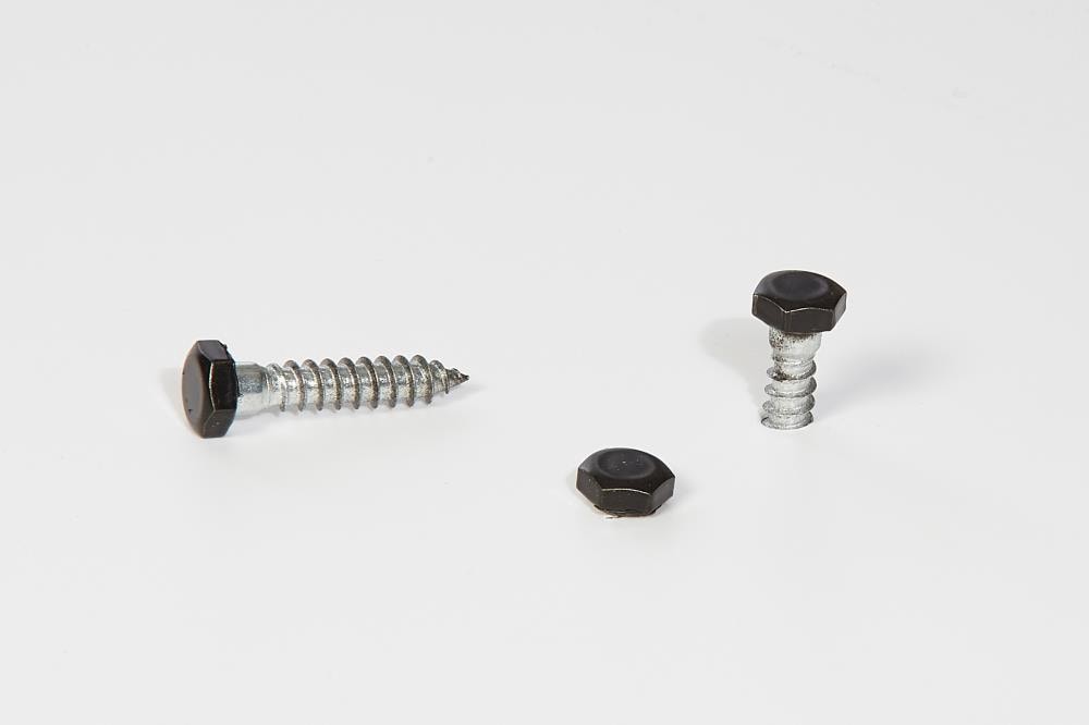 slide 3 of 4, National Hardware 5/16-in x 1-1/2-in Black Black oxide Hex -Head Interior Lag screws 6 -Pack, 1 ct