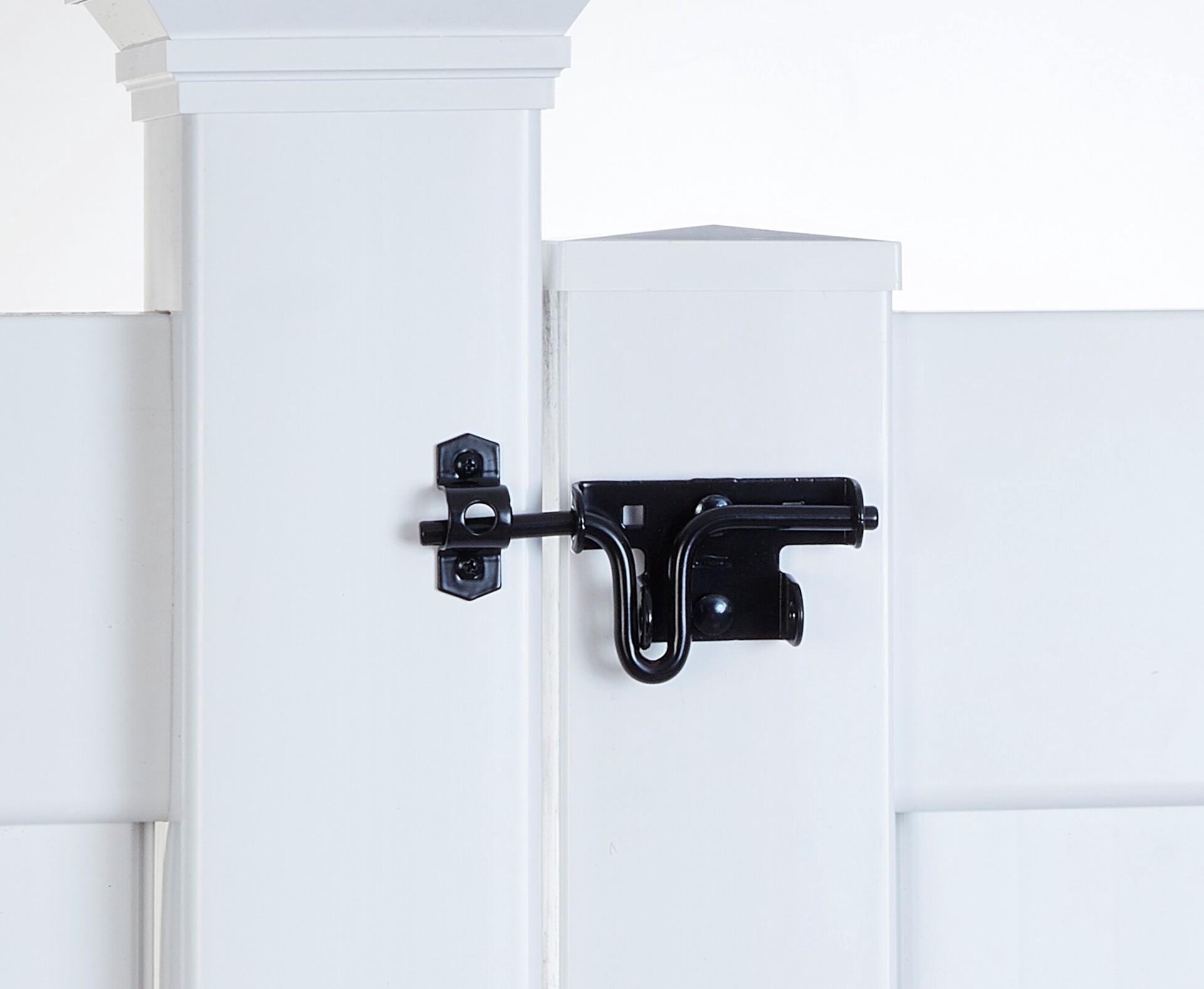 slide 5 of 6, National Hardware 7-in Black Gate latch, 1 ct