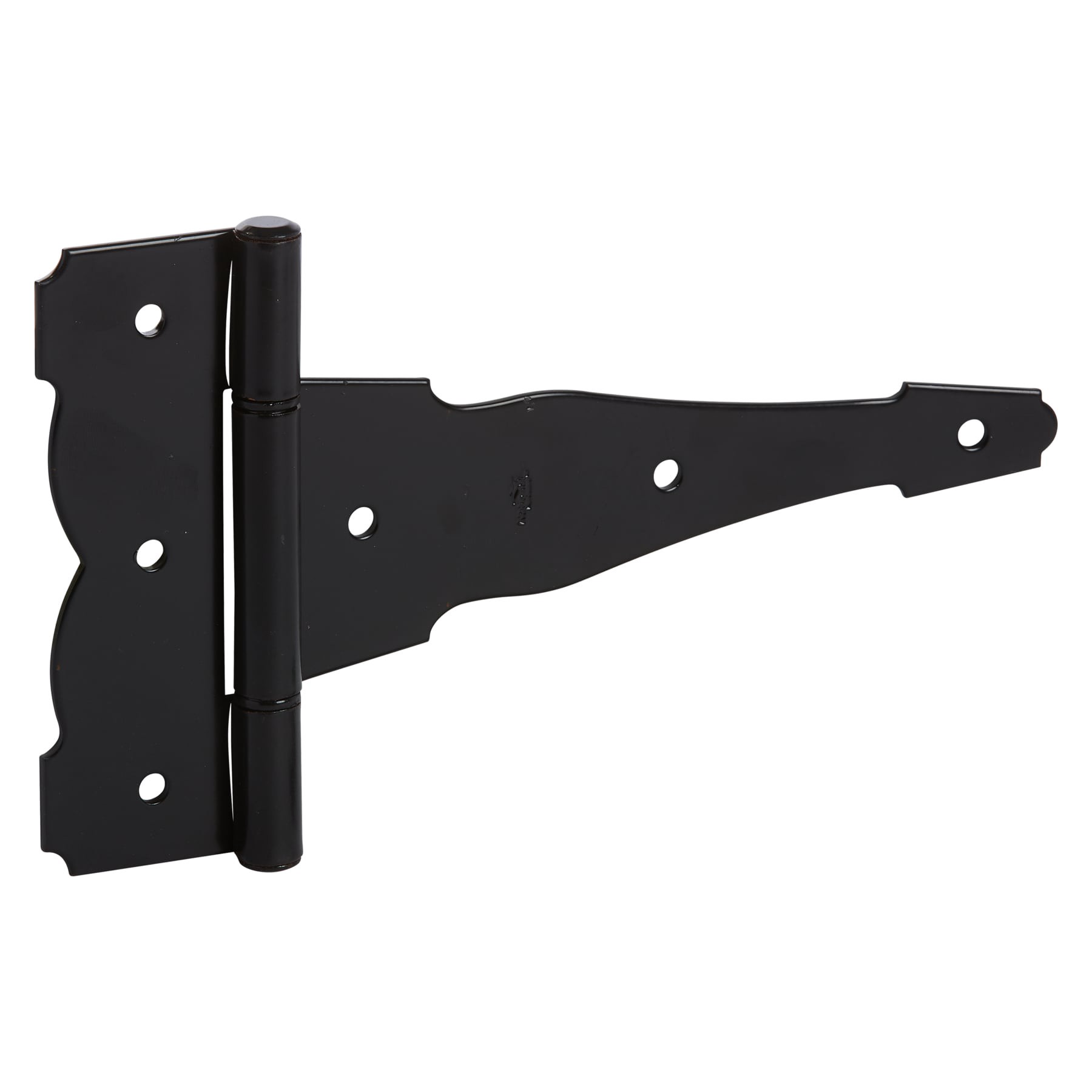 slide 2 of 5, National Hardware Ornamental 8-in Black Gate hinge, 1 ct