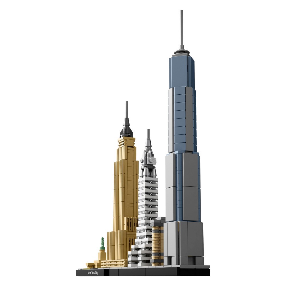 slide 5 of 7, LEGO Architecture New York City, Build It Yourself New York Skyline Model for Adults and Kids 21028, 1 ct