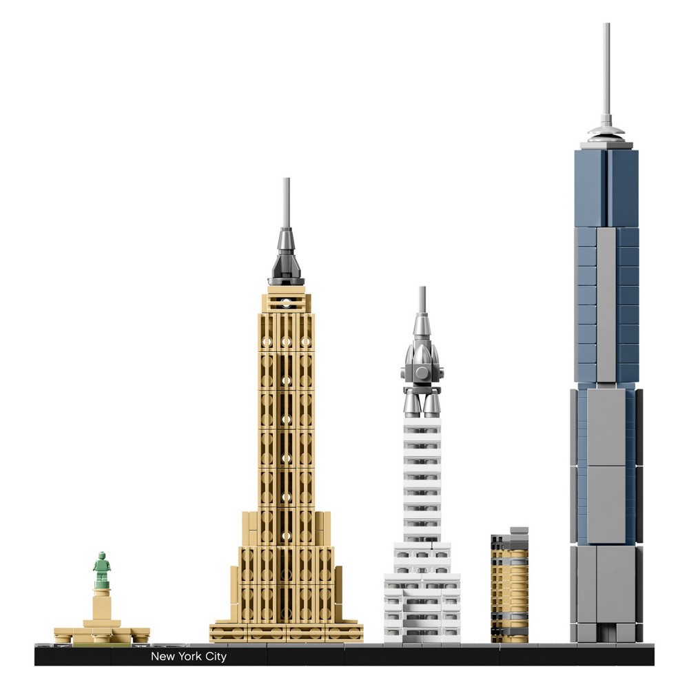 slide 7 of 7, LEGO Architecture New York City, Build It Yourself New York Skyline Model for Adults and Kids 21028, 1 ct