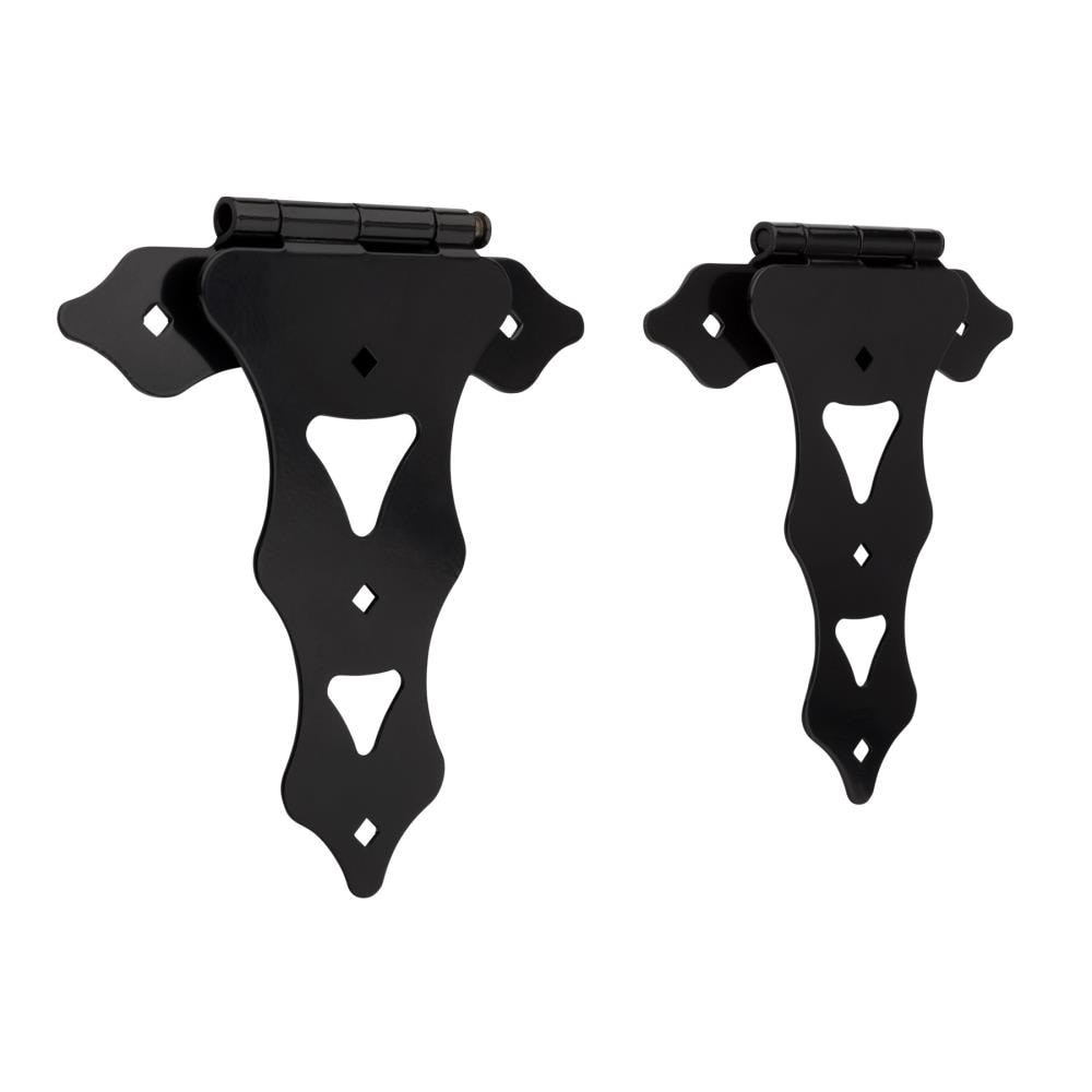 slide 2 of 6, National Hardware 2 -Pack 10-in Black Gate hinge, 1 ct