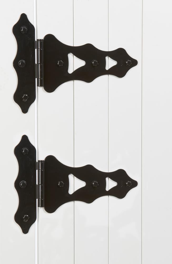 slide 5 of 6, National Hardware 2 -Pack 10-in Black Gate hinge, 1 ct
