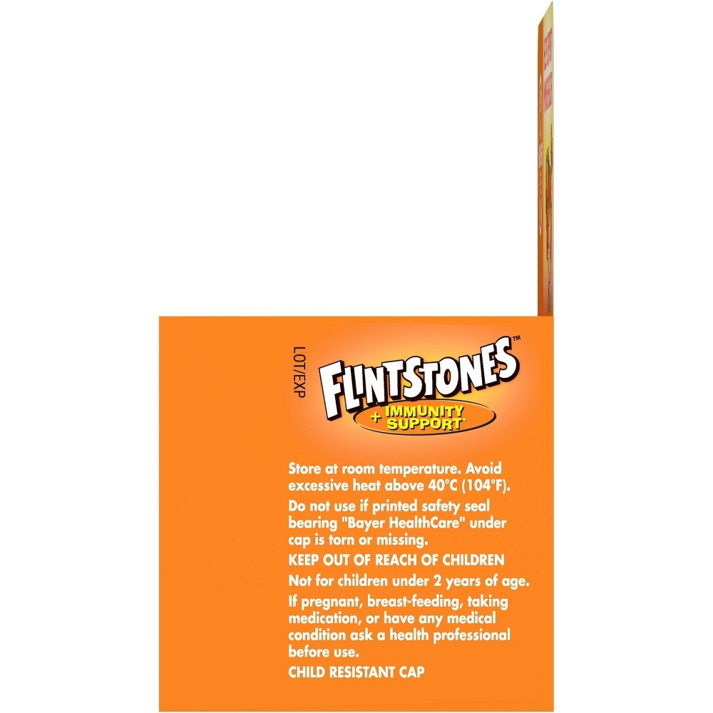 slide 3 of 5, The Flintstones Flintstones Multivitamins Plus Immunity Support Dietary Supplement Chewable Tablets - Mixed Fruit, 70 ct