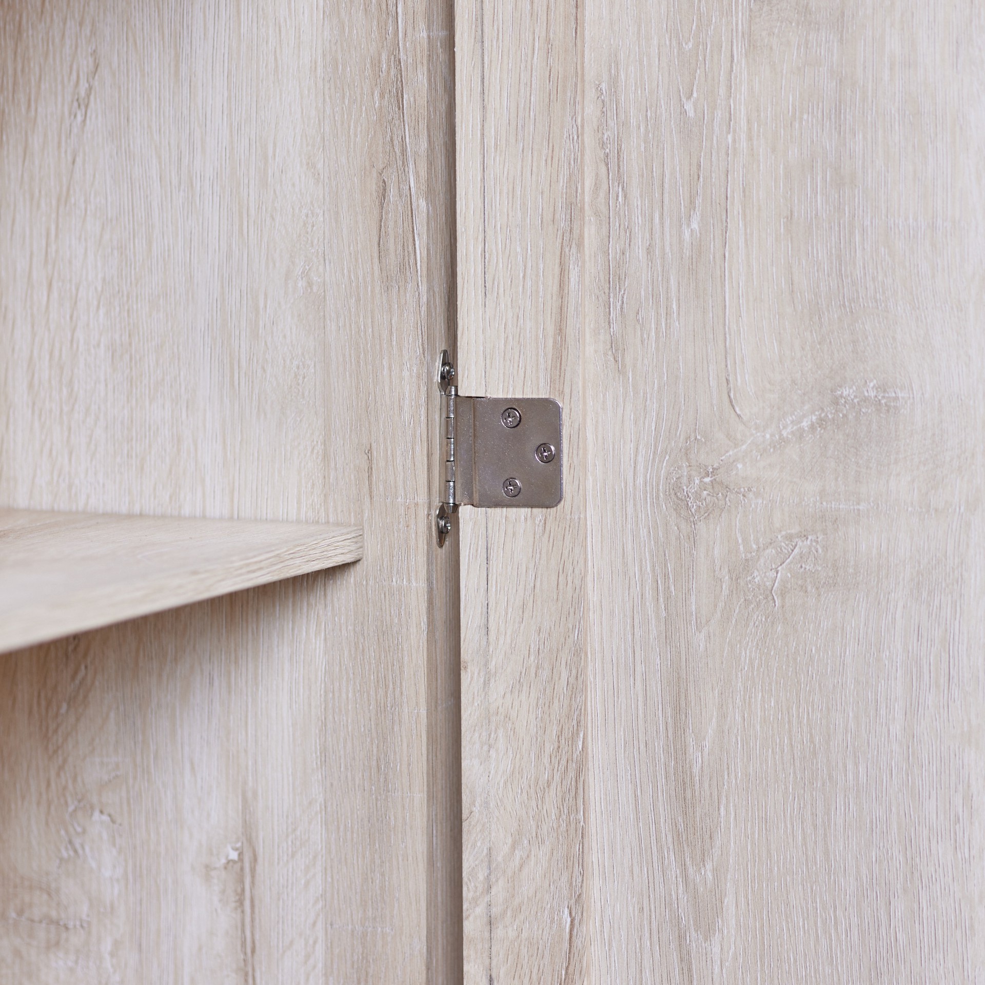 slide 4 of 6, RELIABILT 200-Degree 3/8-in Overlay 3/8-in Inset Inset Surface Chrome plated Cabinet Hinge, 1 Pair(s) 2 -Pieces, 1 ct