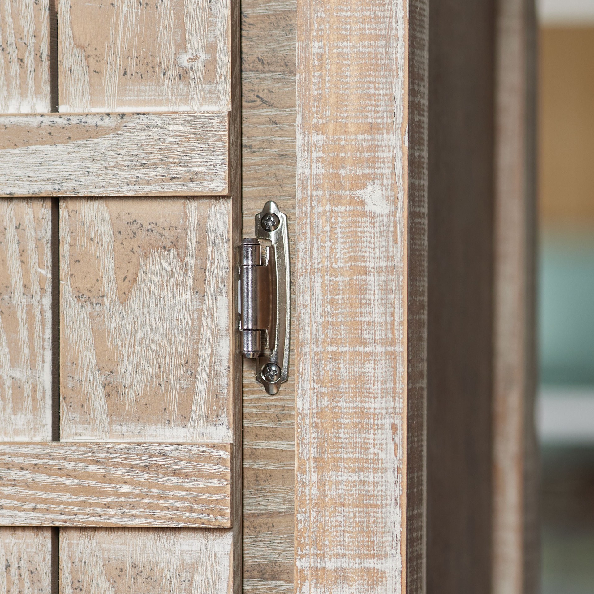 slide 3 of 6, RELIABILT 200-Degree Adjustable Overlay Overlay Surface Self-Closing Chrome plated Cabinet Hinge, 1 Pair(s) 2 -Pieces, 1 ct