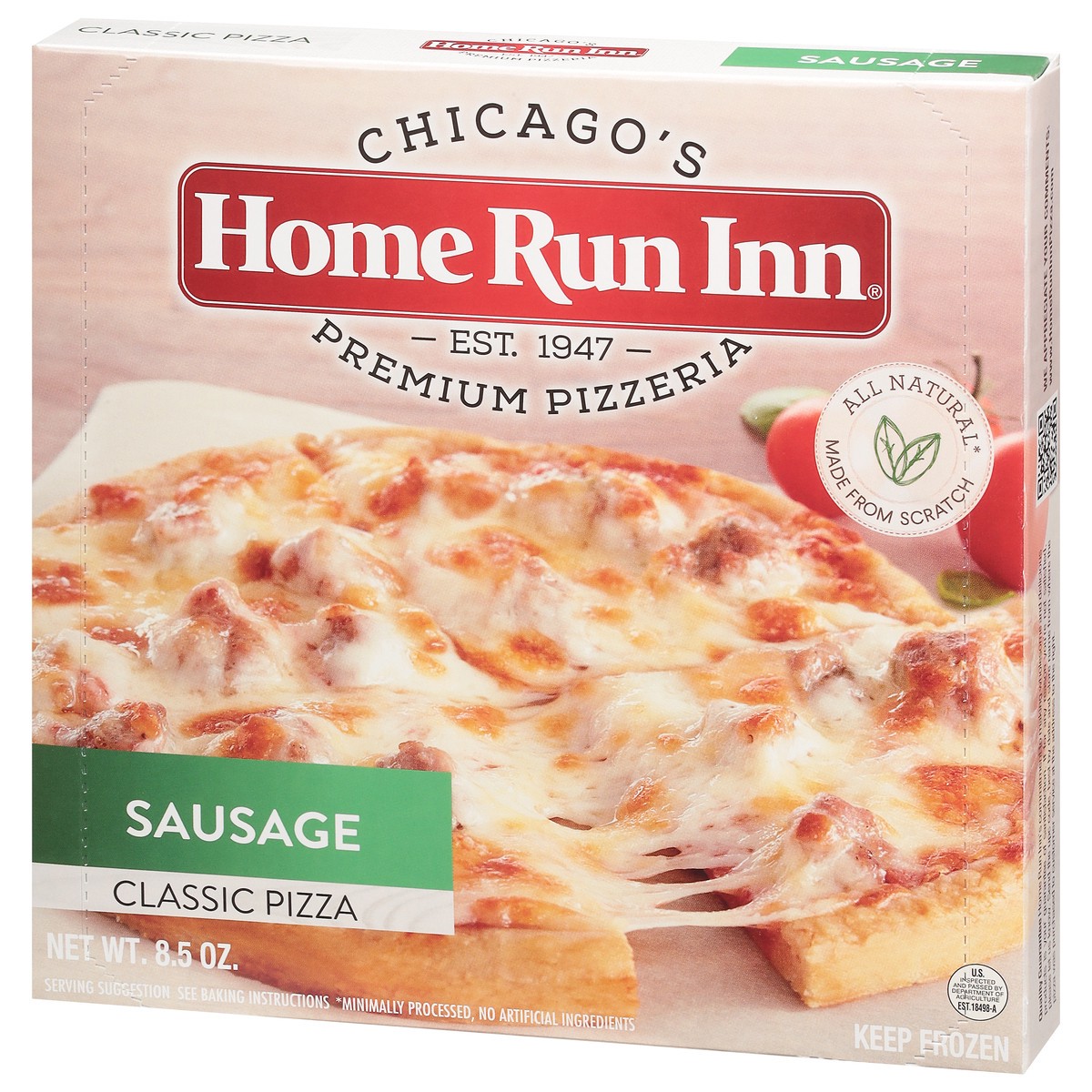slide 3 of 9, Home Run Inn Sausage Classic Pizza 8.5 oz, 8.5 oz