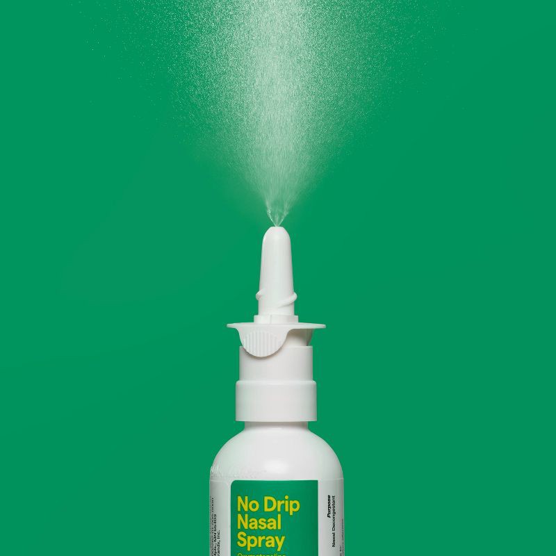 slide 2 of 4, No Drip Nasal Decongestant Spray - 1 fl oz - up&up™, 1 fl oz