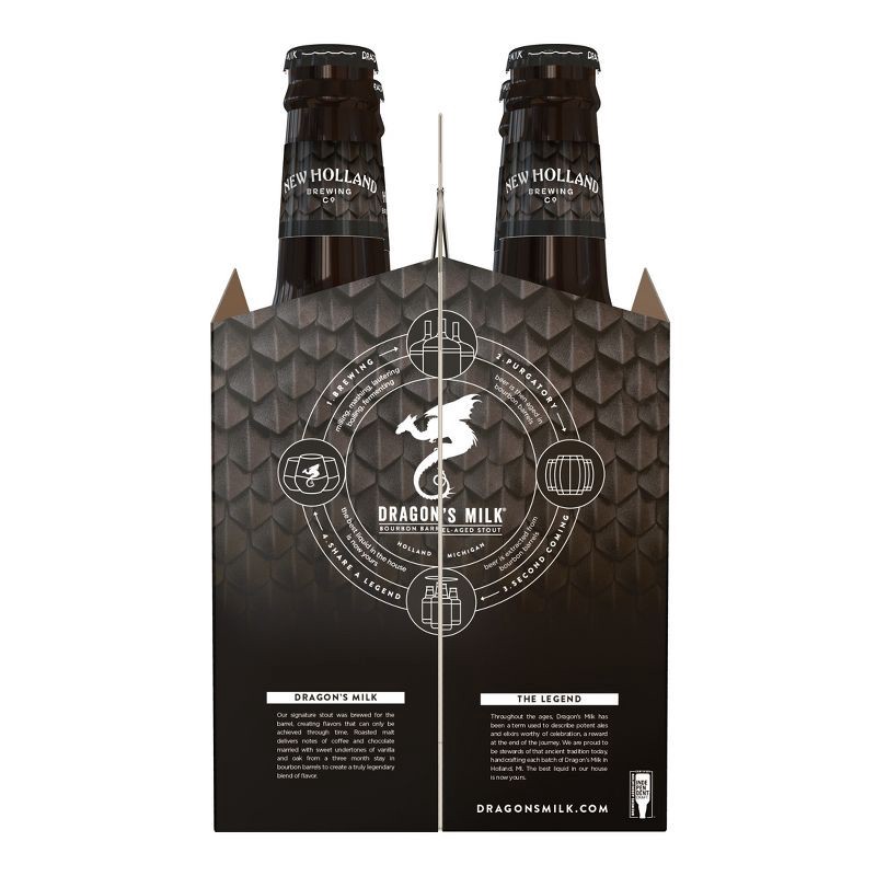 slide 2 of 3, New Holland Brewing New Holland Bourbon-Barrel Stout Beer - 4pk/12 fl oz Bottles, 4 ct; 12 fl oz