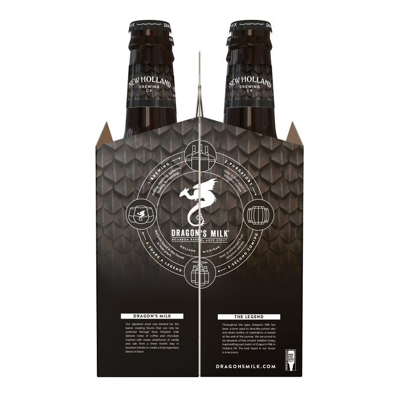 slide 3 of 3, New Holland Brewing New Holland Bourbon-Barrel Stout Beer - 4pk/12 fl oz Bottles, 4 ct; 12 fl oz