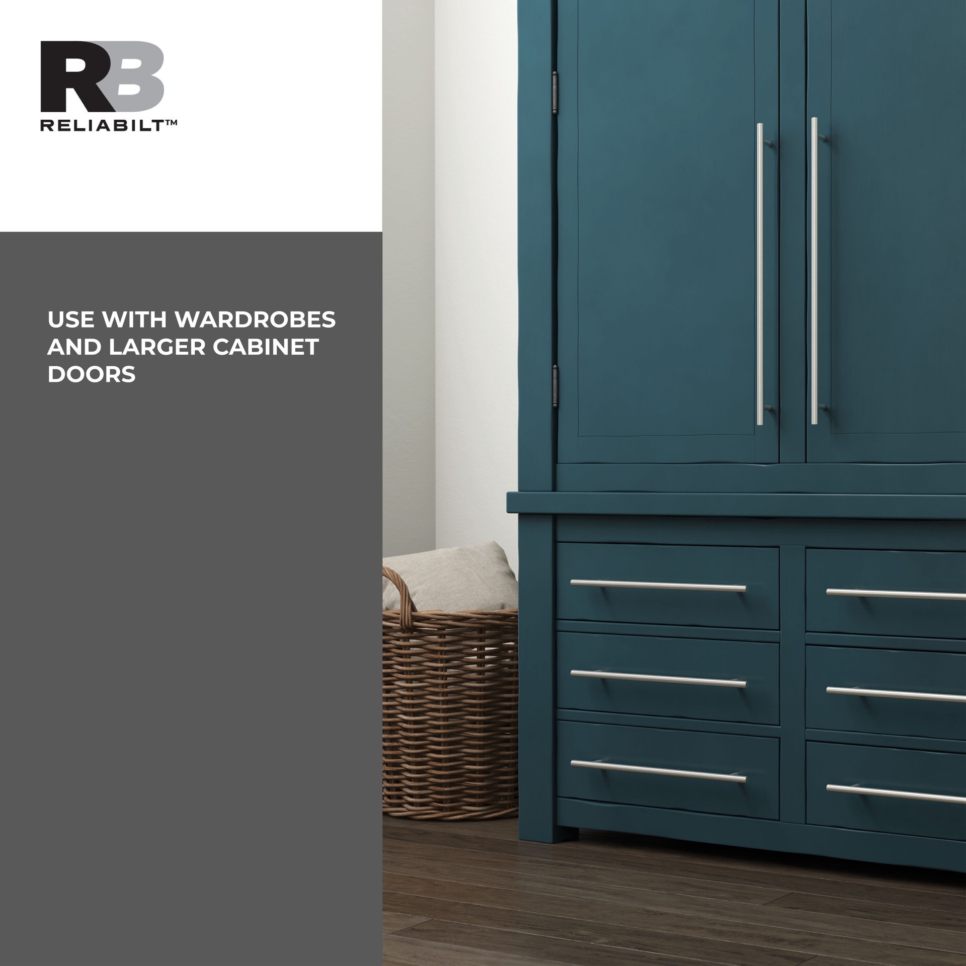 slide 5 of 6, RELIABILT 50.8-mm White Magnetic catch Cabinet Latch, 1 ct