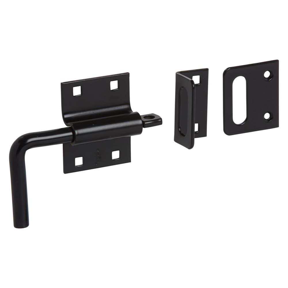 slide 2 of 5, National Hardware 2-5/16-in Black Gate latch, 1 ct