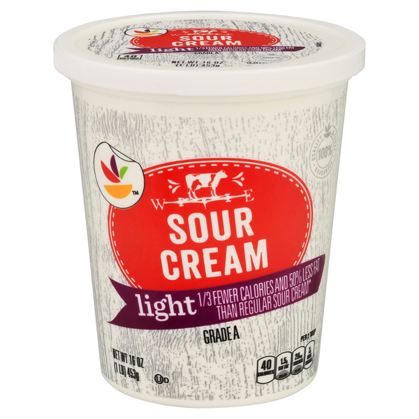 slide 1 of 1, Giant Light Sour Cream, 16 oz