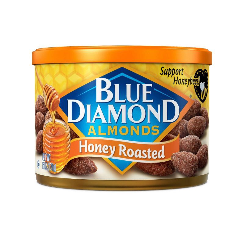 slide 1 of 8, Blue Diamond Almonds Honey Roasted - 6oz, 6 oz