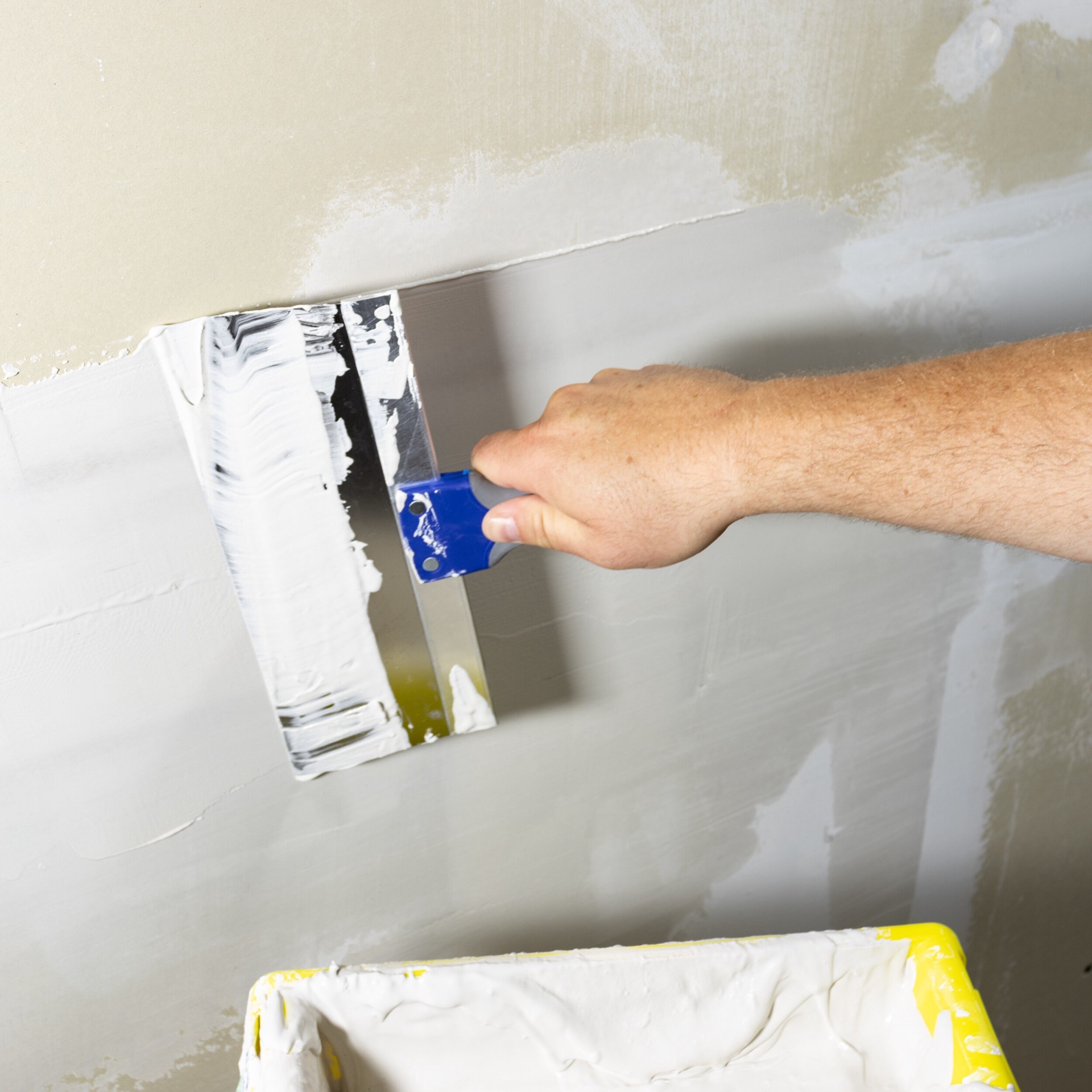 slide 4 of 4, Warner Pro Grip Stainless Steel 10-in x 8.75-in Stainless Steel Taping Knife, 1 ct