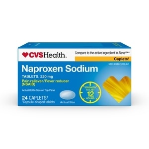 Cvs Health All Day Pain Relief Naproxen Sodium Caplets, 24 Ct 24 ct | Shipt