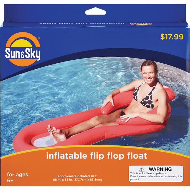 slide 1 of 1, Ss Flip Flop Float, 1 ct